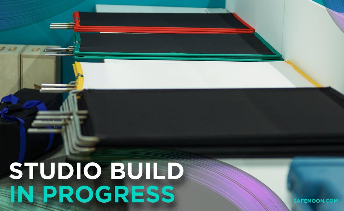 Happy FriYAY to you, #SAFEMOONARMY! ☀️

A tiny sneak peek of the new studio build currently underway! 👀

Not long now until brand new format #SAFEMOON content is heading toward your senses! 🙌