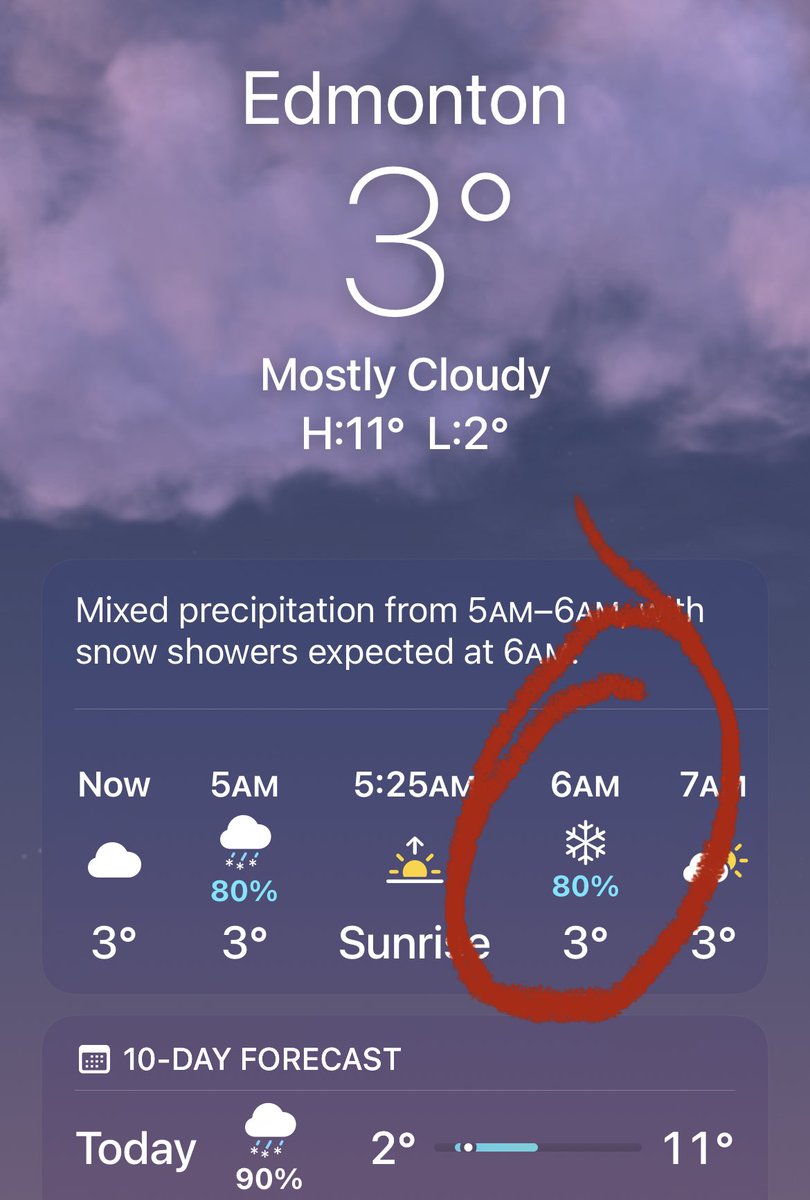 SingleYegChick's tweet photo. Are you serious…. #ColdEnough I guess. #yegwx #NotGoingToSayIt https://t.co/QkGxT1eQvI