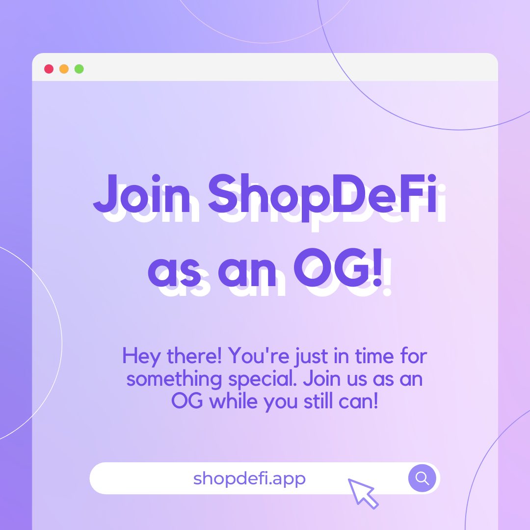 Shop_DeFi's tweet photo. Yo #NFTCommunity! Come unlock your ShopDeFi OG status! Fill up the form and unlock:

- Exclusive OG perks
- A say in our future development
- SDF Giveaways and Drops

Only 1000 slots so get in now! Trust us, we love our OGs.

https://t.co/7hmEdn9Ip3

#NFTs #DeFi #Web3 #ecommerce https://t.co/S3apo5sQcX
