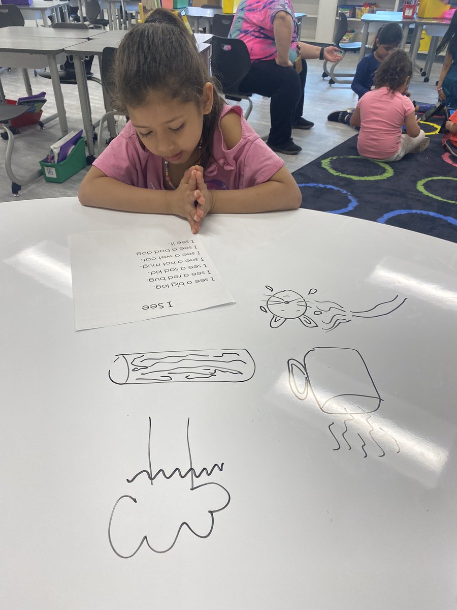 PleasantRunDLI's tweet image. So proud of our newcomers! After reading each line of the passage, visual supports were added, and now our #emergingbilinguals are not only reading but comprehending new texts 🎉 #BetterTogether #warrenwill @PleasantRunElem