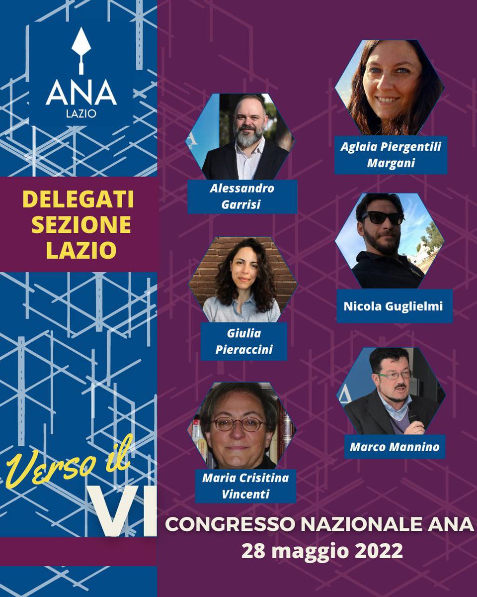 Archeologi's tweet photo. #VersoVICongressoANA Delegazioni regionali 🔵 Chiudiamo questa carrellata sulle delegazioni regionali, con le presentazioni dei delegati della regione nella quale avrà luogo il Congresso
Ecco i delegati della #AnaLazio,
Buon lavoro ai Delegati della Sezione Lazio! https://t.co/i70tefER79