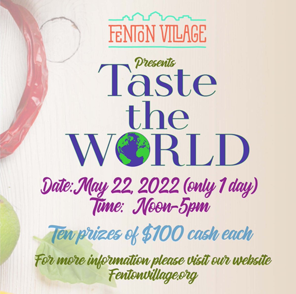 See you Sunday! Visit our website for details about our cash prizes.