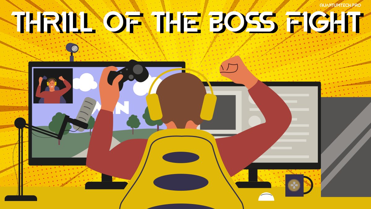 Quantumtechpro's tweet photo. There’s nothing more nerve wracking and exciting at the same time as hearing the boss music play 🎵 and seeing the boss appear. 
This makes it so satisfying when you manage to kill them😎 

#NFTGaming  #GameFi https://t.co/83KysccGzX