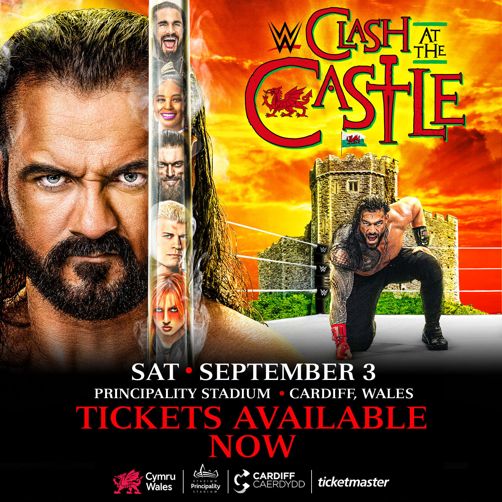 WWE on Twitter "The wait is OVER. Tickets for WWE Clash at the Castle