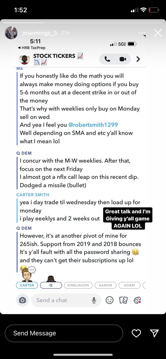 STOCKTICKERS5's tweet photo. Join our discord add us on Snapchat! #stock #options #cryptocurrency #shares stocktickers_5 IG https://t.co/GJlKjSmdfy