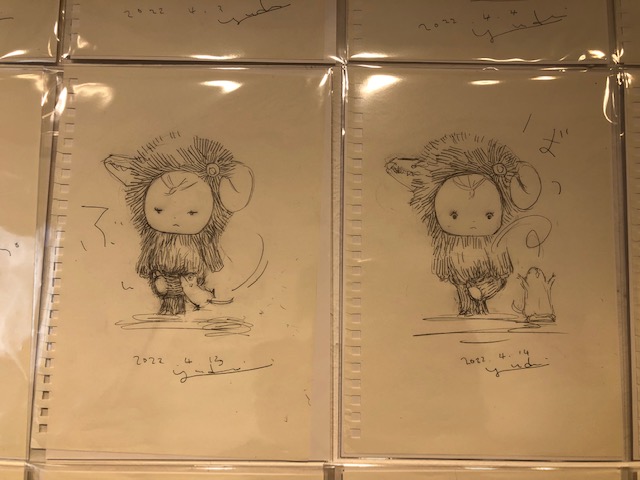 雨月さんが描かれる色々な表情のムウムウがホントに可愛くって。
たまに漫画っぽい表情や悪い顔してるのも凄くイイんです。
#山田雨月個展
#リベストギャラリー創 