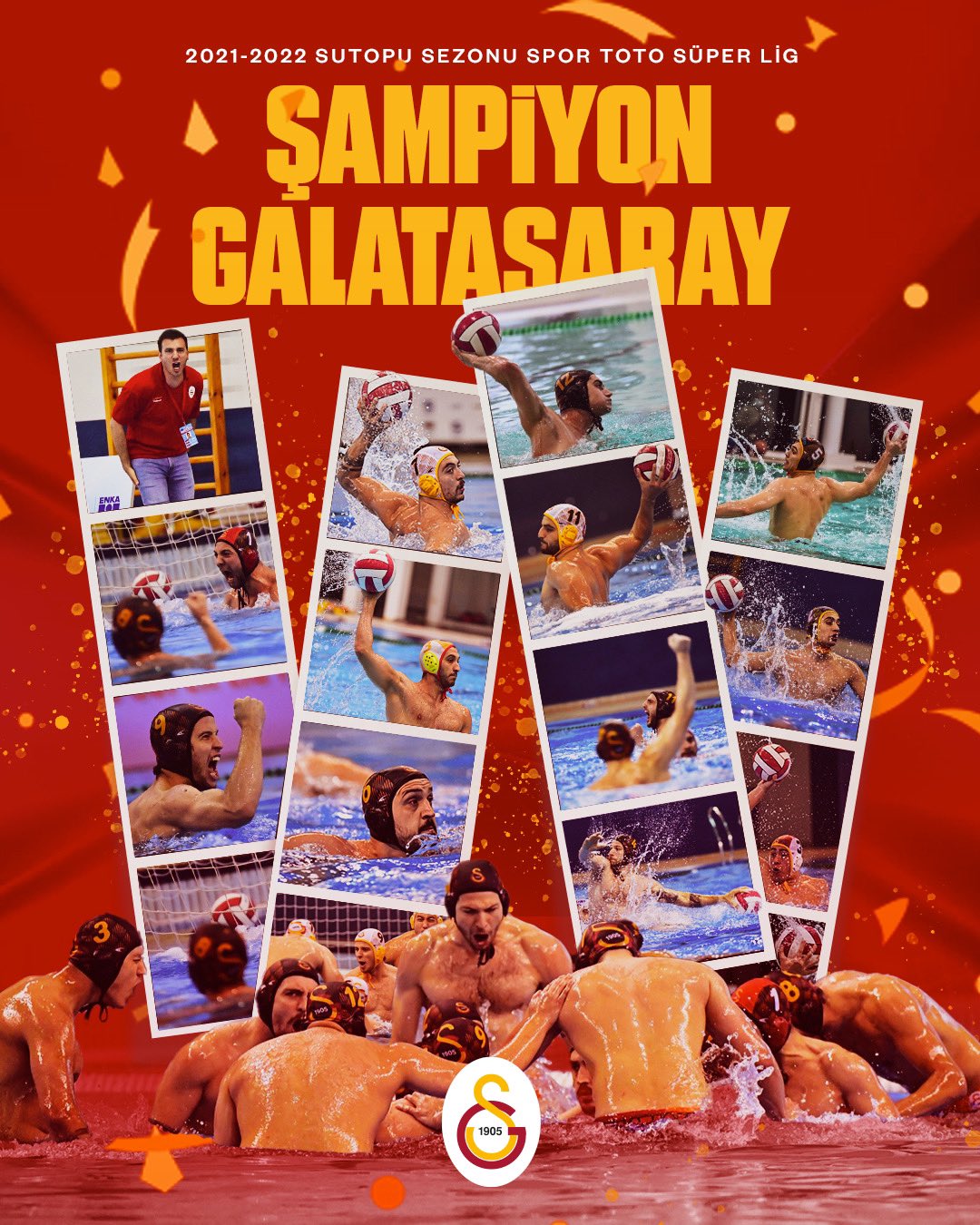 Sutopu Süper Ligi'nde 2021-21 sezonu şampiyonu Galatasaray