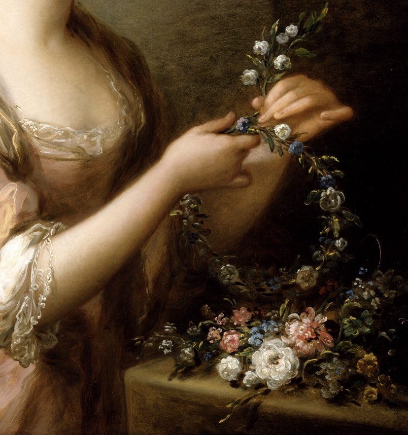 judithscanvas's tweet photo. painting detail by Angelica Kauffmann https://t.co/o00Kql9kO8