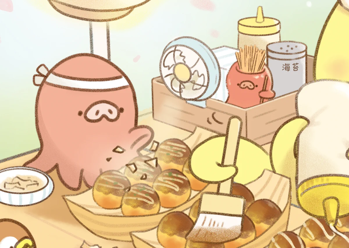 ひよこのタコ焼き？！タコさん付き♡ 吃貨雞仔【食いしん坊なピヨコ】 on X: 