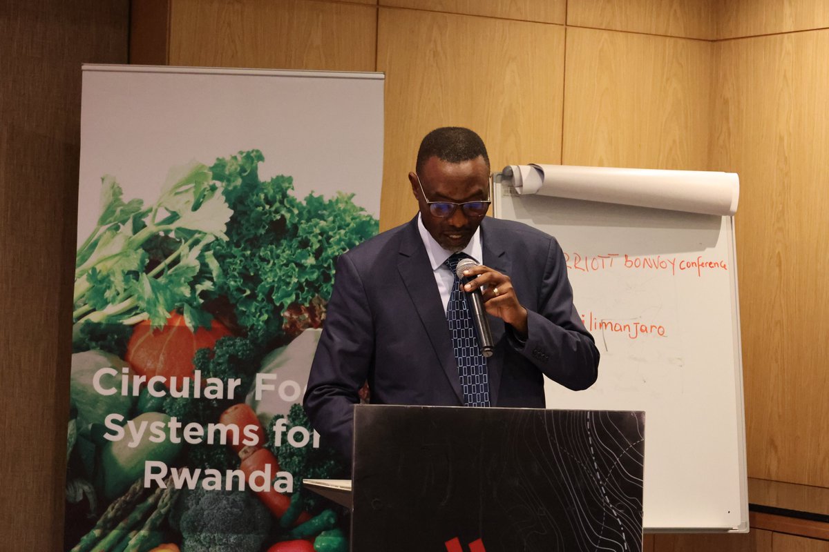 RwandaIndustry's tweet photo. @RwandaIndustry was happy today to be part of the kick-off of #CircularFoodSystem for #Rwanda Project. Speaking during the event,NIRDA DG @BirameSekomo called on all partners to put in more joint efforts&amp; ensure the project is well implemented&amp;contributes towards industrial Devt https://t.co/gIQ0pqisqT