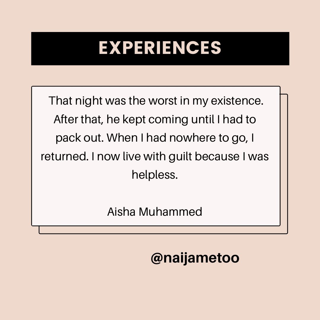NaijaMetoo's tweet photo. In 2018, @PremiumTimesng did a special report on “How Unclear Policies Contributed to Sexual Harassment in Nigeria.” This is an excerpt from the first part of that series. This is Aisha Muhammed’s story. 

Read the full story here:

https://t.co/k3EuWvHeC2

#Retweet https://t.co/6Q60ol38xF