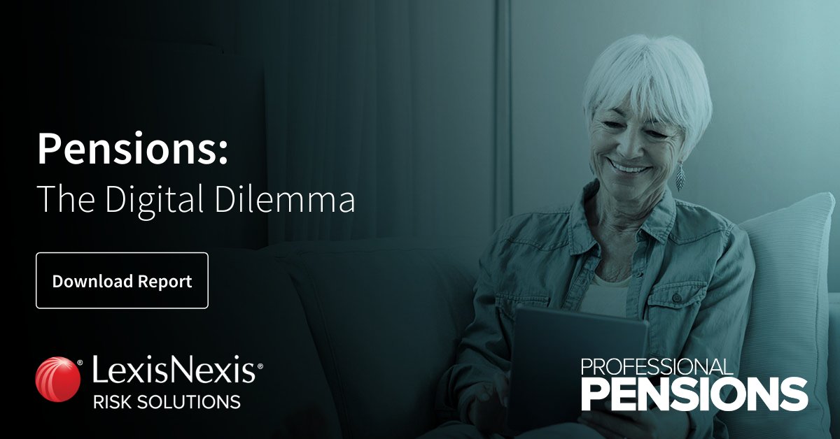 LexisNexis Risk: Fin.Serv & Businesses UK & Ire (@lnrisk_fs_uk) on Twitter photo Do consumers want digital pensions? Are schemes ready to deliver?
Find out in this in-depth report from <a href="/ProfPensions/">ProfessionalPensions</a> in association with LexisNexis Risk Solutions:splr.io/6011bPx8h
#pensions Do consumers want digital pensions? Are schemes ready to deliver?
Find out in this in-depth report from <a href="/ProfPensions/">ProfessionalPensions</a> in association with LexisNexis Risk Solutions:splr.io/6011bPx8h
#pensions