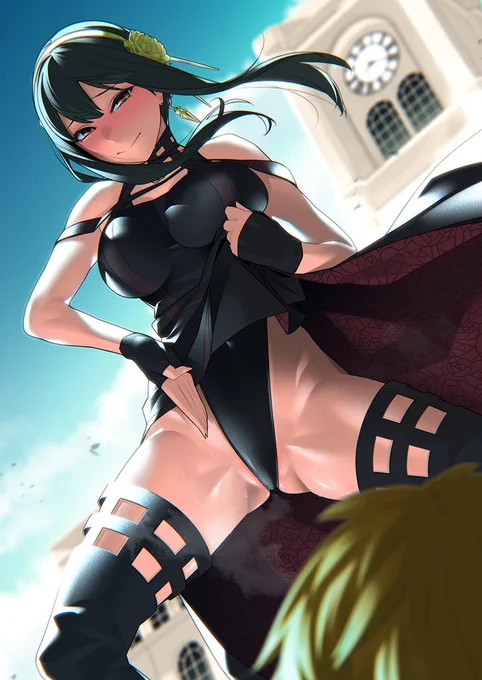 Twitterフォロワー8190(ハイグレ)感謝イラストだよ。
某組織のスパイとして活動するヨルさん。 