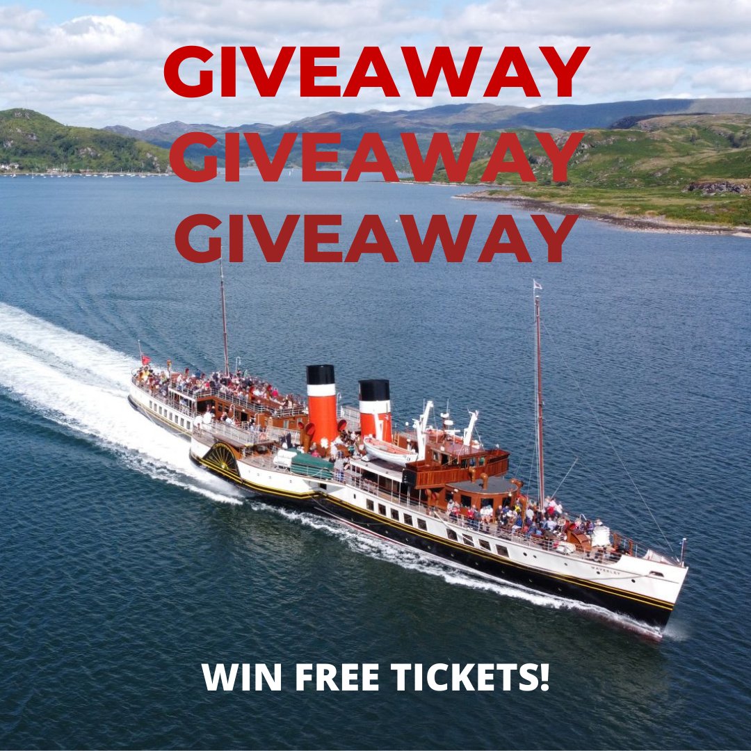 Waverley Giveaway – First Sailing of the 2022 Season! How would you like to WIN a family ticket for the first sailing of the 2022 season? Simply like and retweet this post and tag the lucky person you would like to join you in the comments!