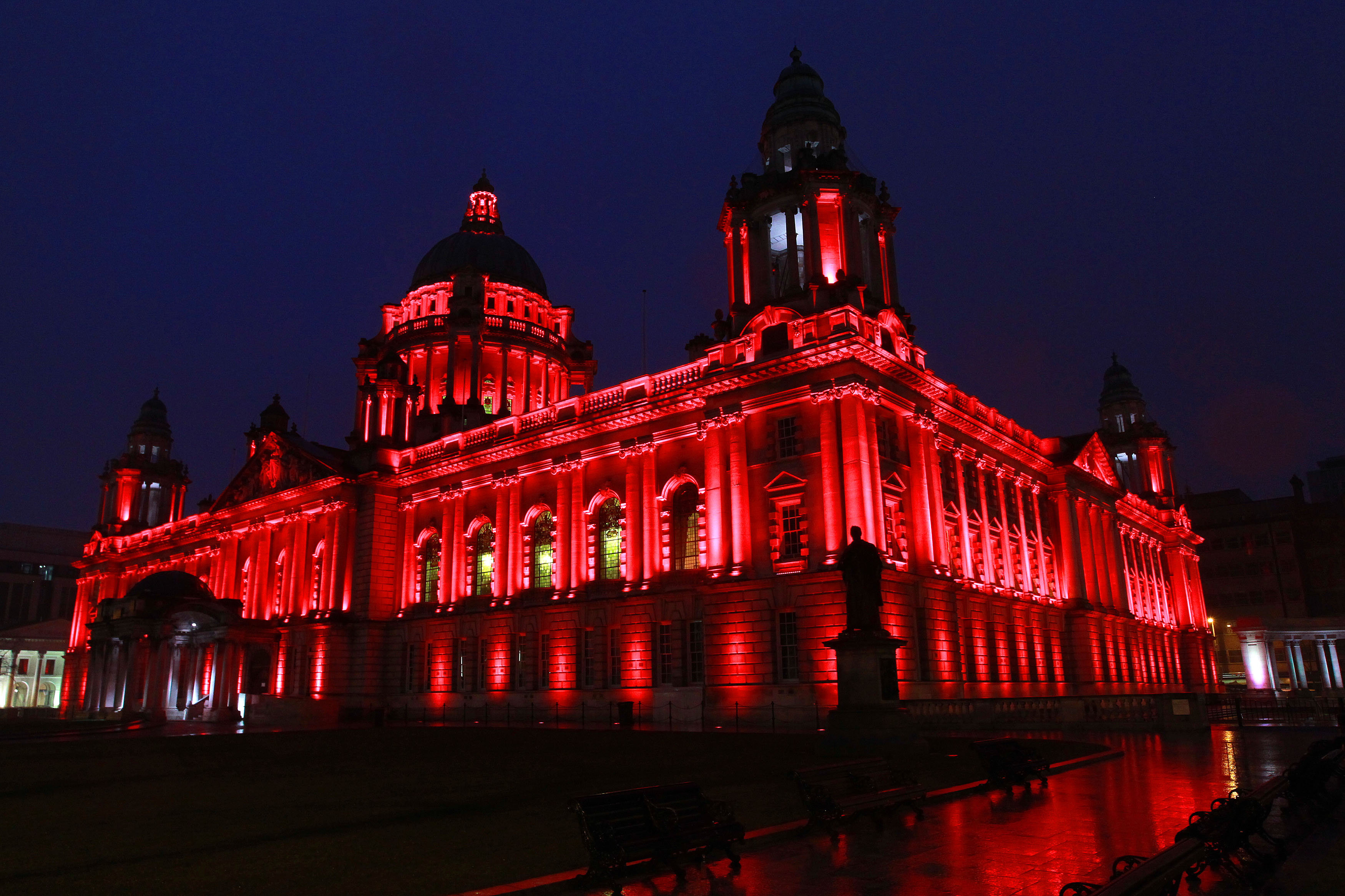 Belfast City Council on Twitter "City Hall will be illuminated in red tonight for An Lá Dearg