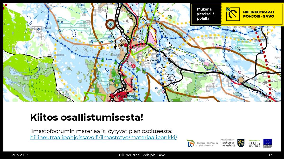 HIMApohjoissavo's tweet photo. Olipa innostava aamupäivä ilmastofoorumissa kaavoituksen ja maankäytön parissa! 🤩 Kiitos kaikille mukana olleille sekä puhujille: @annekjarva 👏 Kristina Karppi 👏 @valeriakerkka &amp; Katriina Virtanen 👏 @AnnaelinaI 👏
Materiaalit löytyy pian verkosta. #hiilineutraalipohjoissavo https://t.co/5nr5hc685n