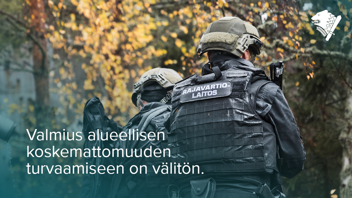 rajavartijat's tweet photo. Valmius alueellisen koskemattomuuden turvaamiseen on välitön. Suomi ylläpitää korkean valmiuden laajamittaisen maahantulon hallintaa painopisteen ollessa itärajalla. #RajaTurvaa https://t.co/qfOpgvwpAo