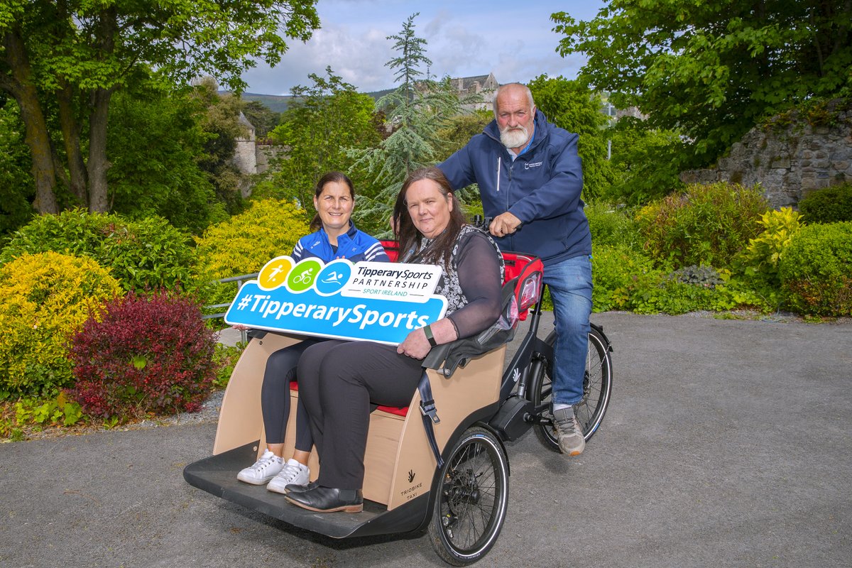 TipperarySports's tweet photo. As part of #Bikeweek2022, Cathaoirleach Marie Murphy launched the First Cycling Without Age initiative for Tipperary in Cahir
The aim of this project is to provide an enjoyable cycling experience for older adults and people with disabilities.
#BikeWeekTipperary #ClickIntoGear https://t.co/TaZr1RlnLI