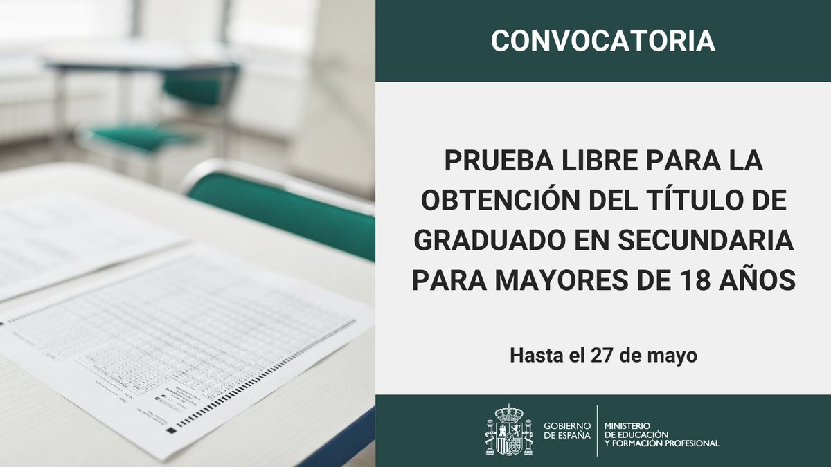 Ministerio de Educación, FP y Deportes tweet media