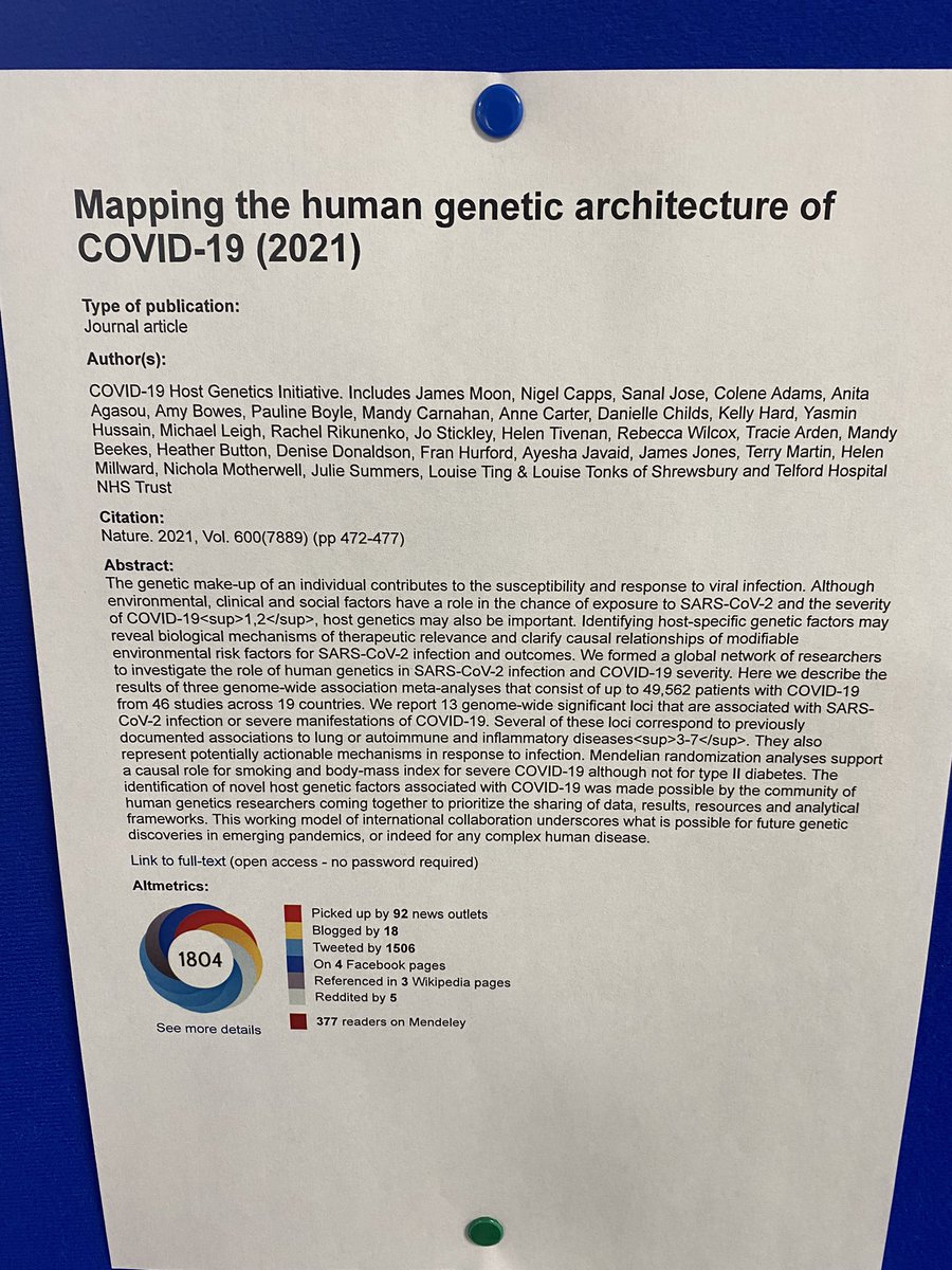 Just some of the #researchpapers from <a href="/sathNHS/">SaTH</a> employees Can you spot our research team? @CRN_WMid #internationalclinicaltrialsday