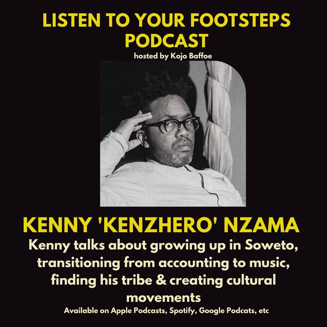 kojobaffoe's tweet photo. New episode of #ListenToYourFootsteps podcast is up with my brother @djkenzhero https://t.co/8fdQIlNOjf https://t.co/d3AbRoQ8jJ