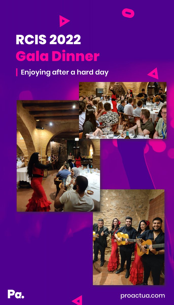 proactua's tweet image. Enjoying!! @RCIS_Conference @SicusCarbonell #RCIS2022