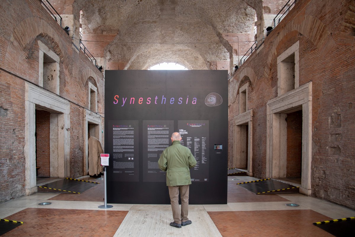 Ancora pochi giorni per visitare ai #MercatiDiTraiano l’installazione #Synesthesia, opera interattiva, multisensoriale e itinerante di Severino Alfonso e Loukia Tsafoulia. Fino al 22 maggio, per info e biglietti: bit.ly/Synesthesia_Ro…
Ingresso gratuito con la #MICRomaCard