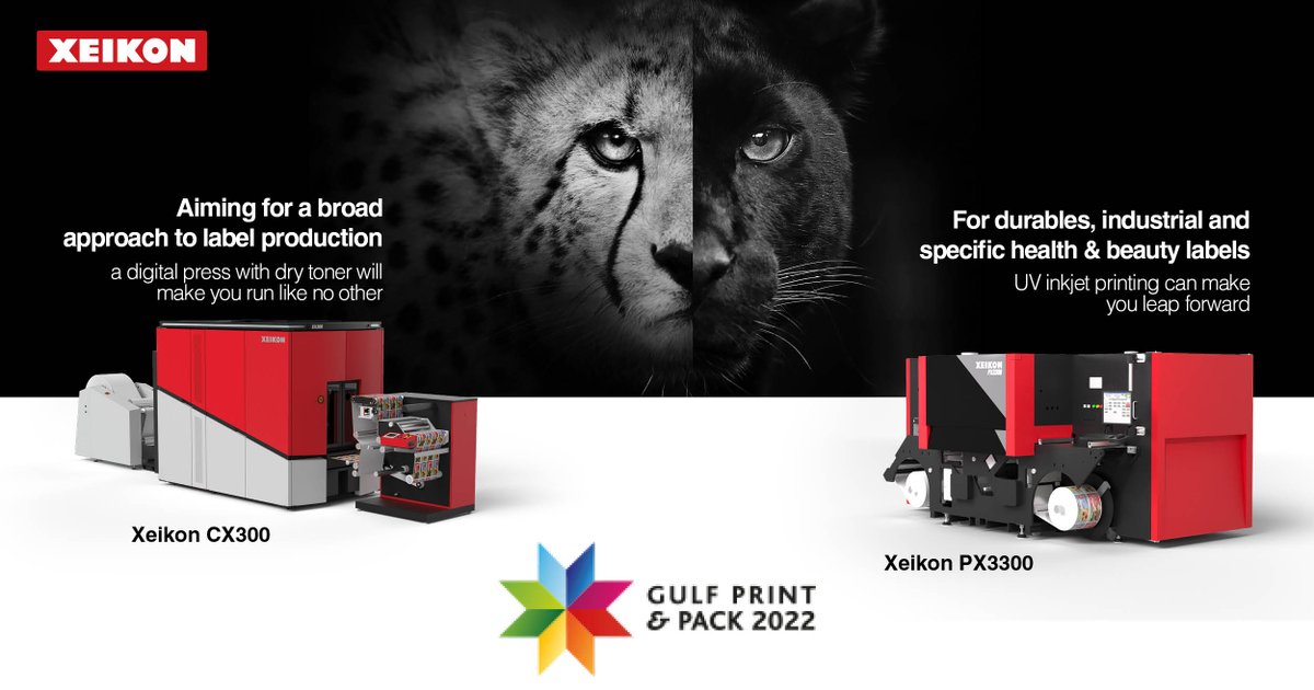 Xeikon's tweet photo. Next week, you can visit us at:
@GulfPrintPack, May 24-26 - Dubai World Trade Centre booth Z14
@printmattersnl Vakdag Print & Sign, May 24 - NBC in Nieuwegein booth E35
See you there?!
#Tradeshows #GulfPrintPack #VakdagPrintSign https://t.co/0MitcvhQBP