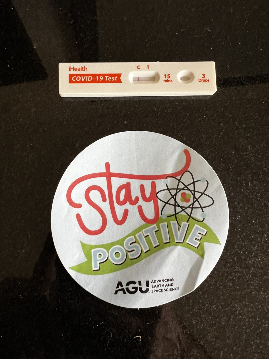 Thanks #AGU for providing antigen tests to #AbSciCon2022 attendees. Happy to be traveling home today.