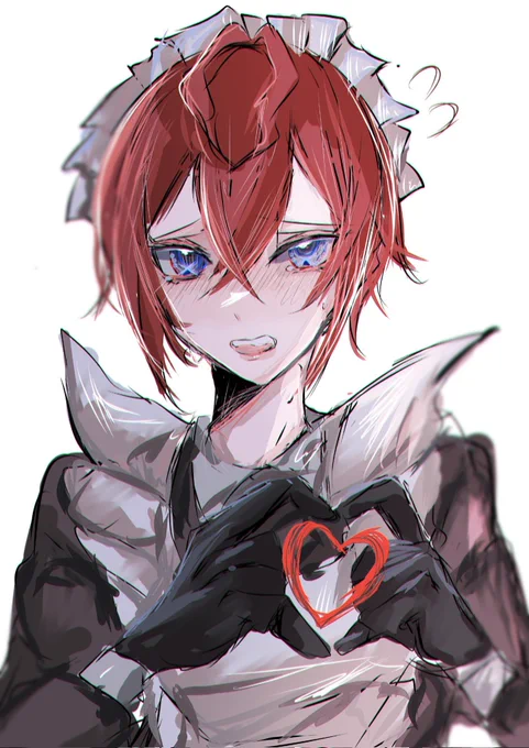 メイド🌹
 #ツイステファンアート 
 #twstファンアート 