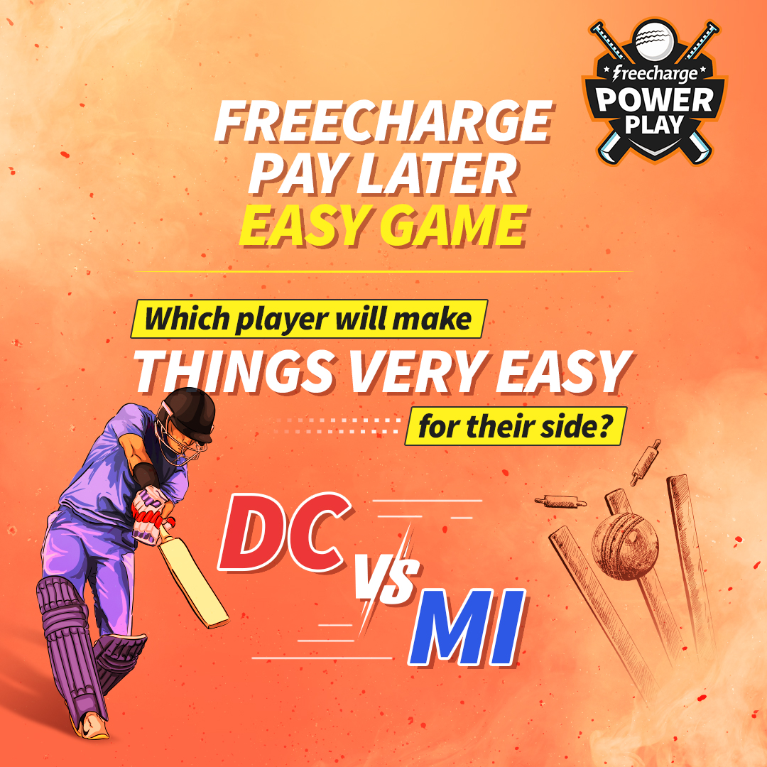 Freecharge on Twitter: "There are few things as easy as using Pay Later.  Tell us who the Man of the Match will be and win a voucher worth Rs. 200!  Give most
