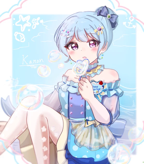 めちゃかわバースデー衣装ありがとう…😭💞

 #バンドリ 