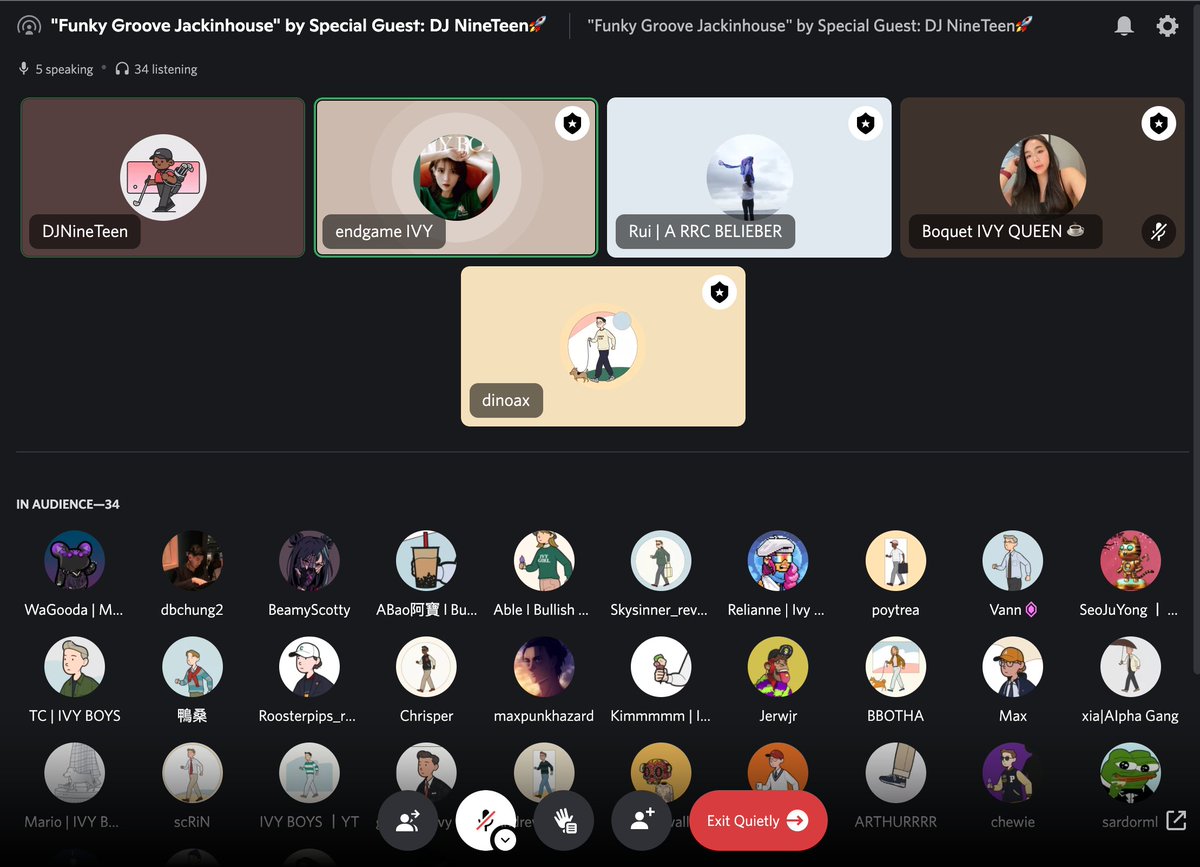 AYOO IT'S OFFICIALLY A PARTY IN @BBRCOfficial DISCORD 🎉🍾OUR SPECIAL GUEST <a href="/DjNineteen/">DJ NineTeen</a> FROM <a href="/deekaymotion/">DeeKay</a> IN THE HOUSE . ANYONE IS WELCOME TO COME VIBE ! discord.gg/tMMnTX6v
I'M POPPING MY CHAMPAGNE BOTTLE LESGOOO <a href="/dinoax_eth/">dinoax</a> <a href="/ruitingtoh/">Rui</a> <a href="/endgamemz/">endgame</a>