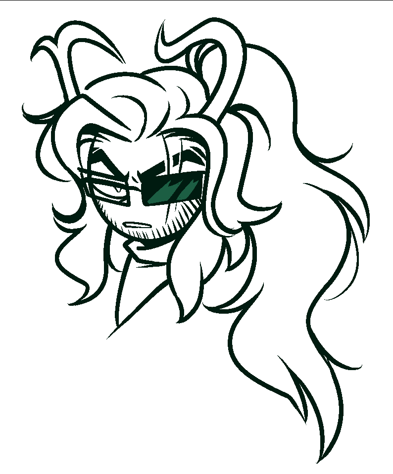 SilentNeptune's tweet photo. I'm really art blocked rn but I at least doodled a headshot off planet bounty hunter Esaylo 😳 https://t.co/VrspEiZx8Z