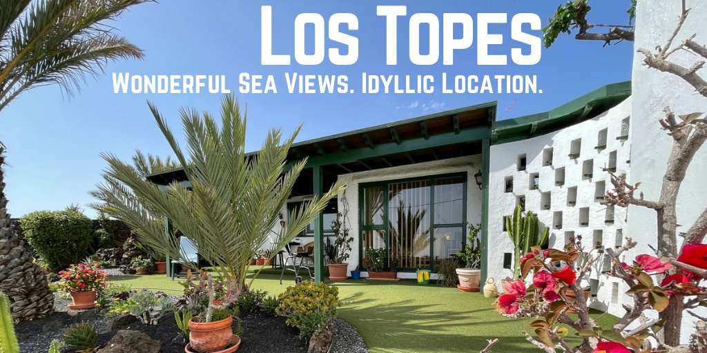 HouseLanzarote's tweet photo. Los Topes, Tías.
Idyllic location at the end of a little cul-de-sac with uninterrupted sea views. A quaint villa with 2 bedrooms and a double garage that could be converted into a separate apartment. #Lanzarote #tias
https://t.co/BGzld7Xvow https://t.co/hmBb98uNol