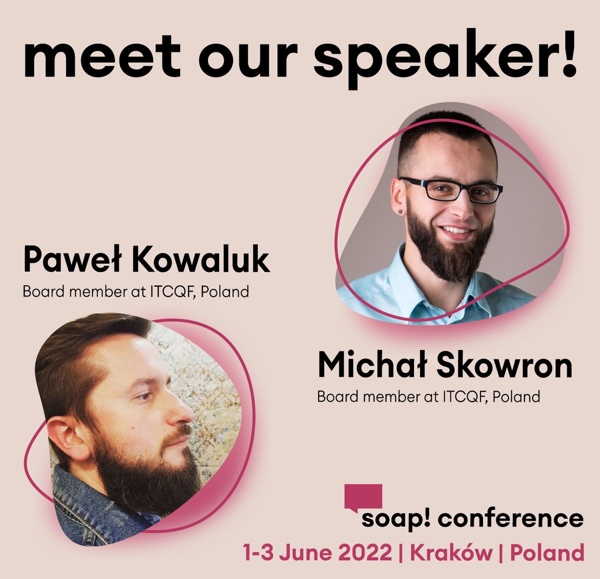We're delighted to share with you that @PawelKowaluk and Michał Skowron will join us on our soapy stage again (it's almost a tradition of ours, don't you think? 😉). Come to their talk to learn about the statistics on technical writers compiled by <a href="/ITCQFnews/">ITCQF®</a> 

#soapconf #techcomm
