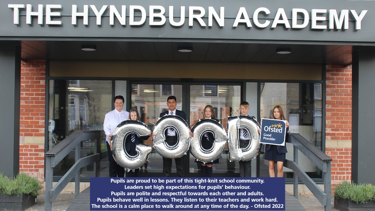 hyndburnacademy's tweet photo. I am incredibly proud to share with you the outcome of our Ofsted Inspection. We were judged GOOD in every category. This is a testament to all of the hard work of both staff, students and the support of parents and the local community.  
#EducationWithCharacter @UnitedLearning https://t.co/OyemThCxIU