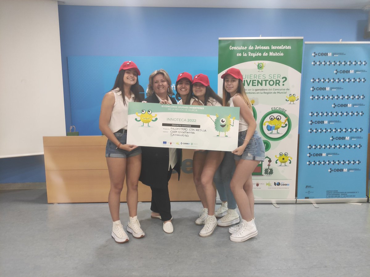 Y el trabajo bien hecho recoge sus frutos , GANADORAS de #innoteca de <a href="/CeeiMurcia/">CEEI Murcia</a> concurso de inventores de la región de Murcia con solo 14 años  , enhorabuena chicas!! #emprendimiento #aulademprendimiento <a href="/ucoerm/">Unión Cooperativas de Enseñanza Región de Murcia</a> <a href="/ucomur/">Unión Cooperativas Trabajo Asociado Región Murcia</a> <a href="/japedreno/">Juan Antonio Pedreño</a>