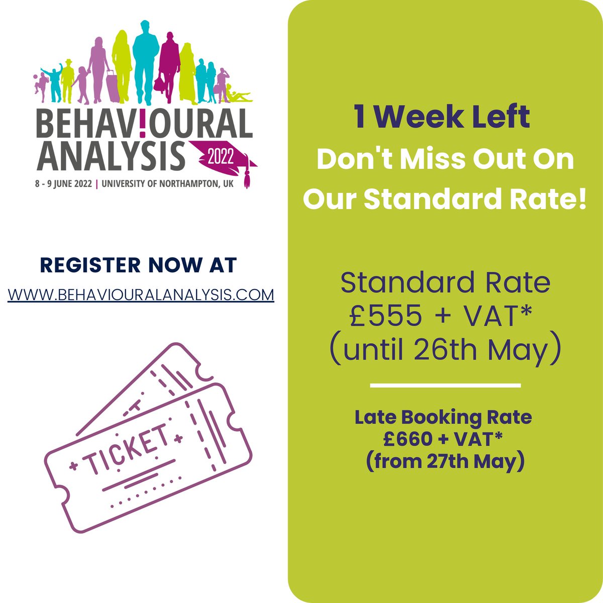 BehAnalysis2025's tweet photo. #behaviouralanalysis2022 #conference #standardrate #registration
To register and learn more about the conference, please visit our website now...
https://t.co/vBTmAxogqf https://t.co/gr2pahrItN