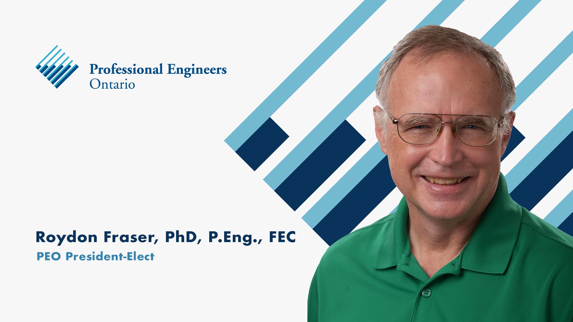 PEO on Twitter "Congratulations to Roydon Fraser, PhD, P.Eng., FEC, on