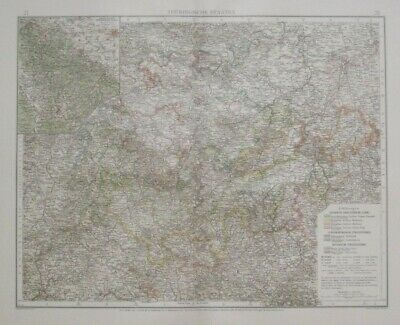 NewWorldMaps's tweet photo. Original antique chromolithographed, highly detailed 1896 map of #Thuringia, printed more than 125 years ago.
$19.00
See the full listing at our top-rated eBay store:
https://t.co/etCtmtQemP
#MapCollecting #AntiqueMap #antique #maps #history #cartography #ephemera #geography https://t.co/mlklkmUFrY
