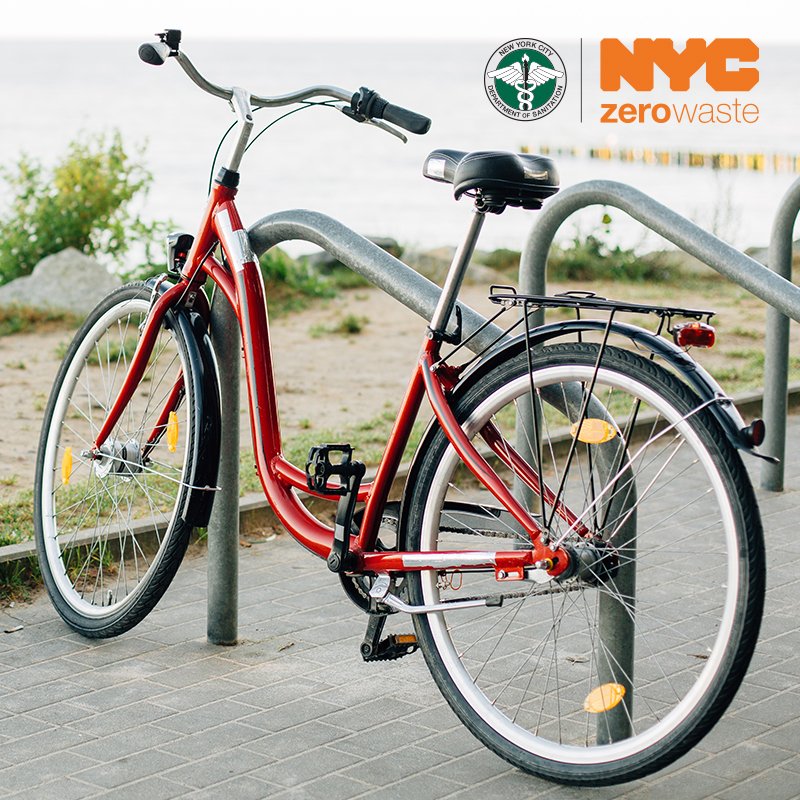 Today is #BiketoWork Day. If you’re interested in riding around the City more, why not get a new bike for less $? Find a second-hand bike through our <a href="/donateNYC/">donateNYC</a> website: nyc.gov/donate.