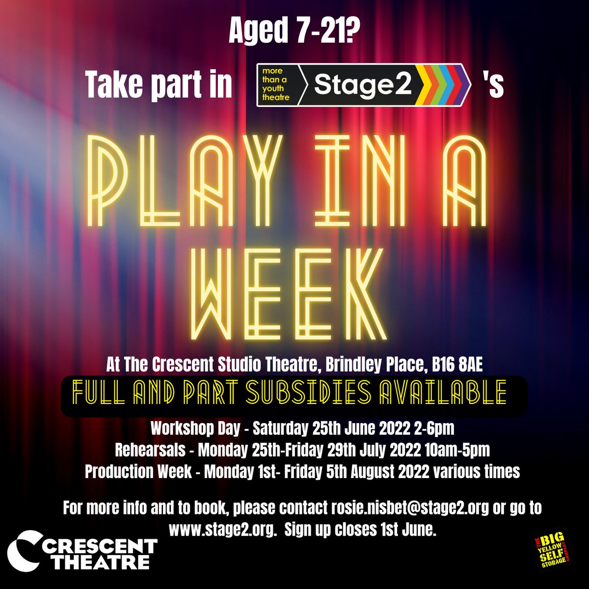 BishopSend's tweet photo. Claire Dowie &amp; Colin Watkeys ‘In-Yer-Face’ Theatre Masterclass

Thursday 2nd June 2022 (Half Term)

@ Cambridge Methodist Church – just round the corner from Queensbridge School

Session 1: 10am-1pm (arrive from 9.45am)

Session 2: 2pm-5pm (arrive from 1.45pm) https://t.co/CcmiV3aRmW