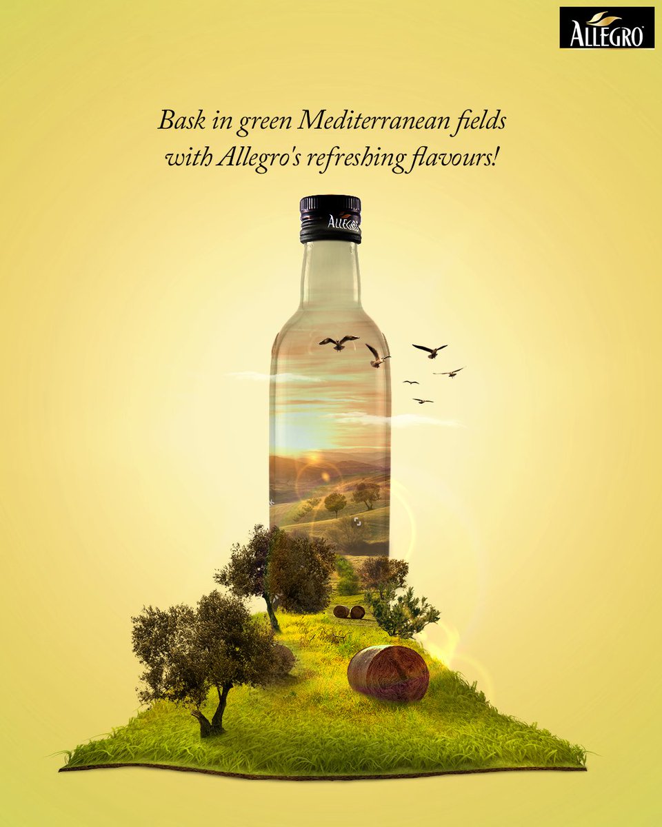 AllegroIndia's tweet photo. With Allegro, walk on warm Mediterranean fields this summer ☀️

The rich earthy flavours of Allegro will transport you right to the warm Mediterranean greenery!

#GiftOfMediterranean #Allegro #ExtraVirginOliveOil #AllegroOliveOil #MediterraneanField #Field #Summer #Earth https://t.co/lk3lVvOCUM