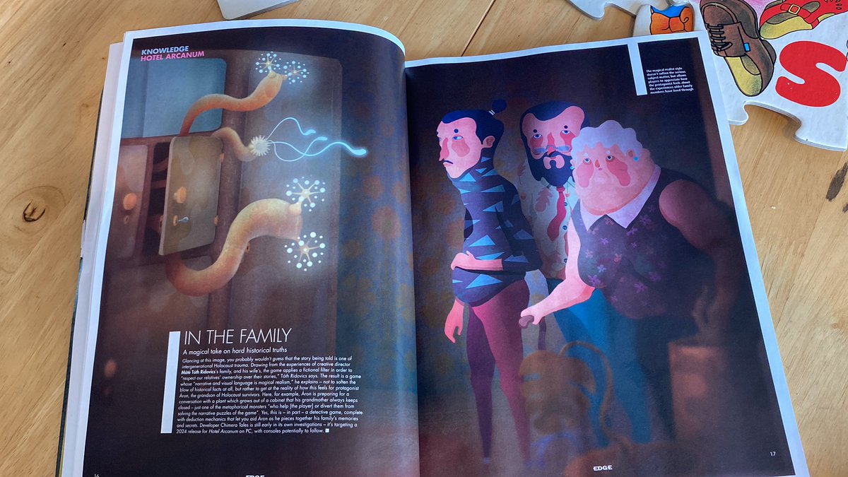 Joe Bain (@oh_cripes) on Twitter photo <a href="/ChimeraTales/">Chimera Tales</a> Just opened the latest issue of Edge to see your game looking beautiful! Nice one. <a href="/ChimeraTales/">Chimera Tales</a> Just opened the latest issue of Edge to see your game looking beautiful! Nice one.