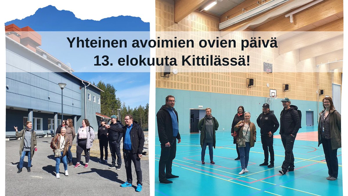 AgnicoFinland's tweet photo. Kirjaa ylös 13.8.2022! Yhteisessä avoimien ovien päivässä kanssamme ovat mukana @Kittilankunta, Kideve Elinkeinopalvelut, @VisitLevi ja @LeviSkiResort. Iloinen joukko kokoontui suunnittelemaan tapahtumaa #Kittilä’n upealla urheiluhallilla. #yhteistyö #kittilänkaivos #avoimetovet https://t.co/CTr3pN7xx0