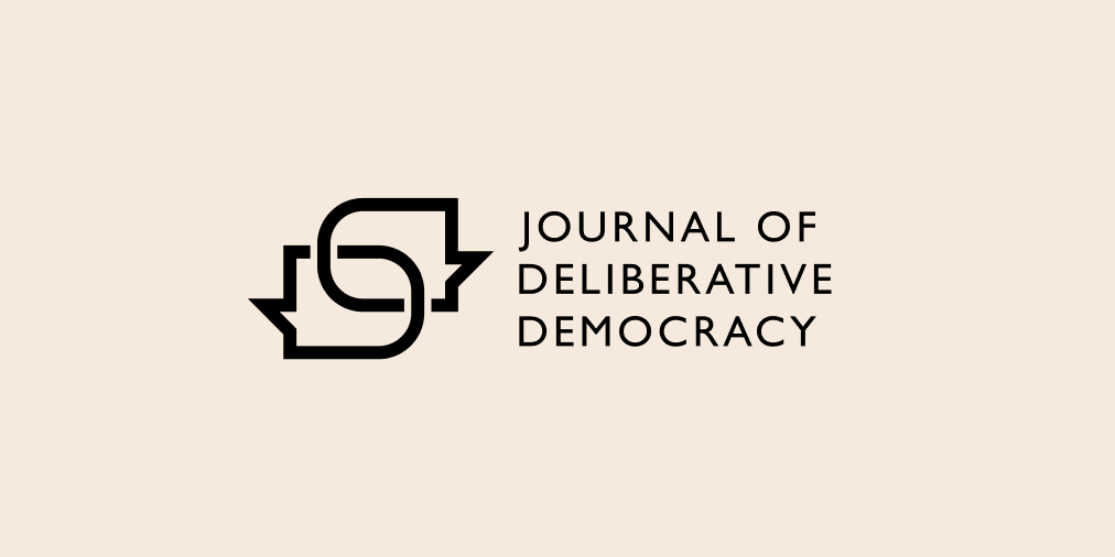 JUST PUBLISHED: @rrichard09 & @MichaelNeblo introduce the goals–sense-making–justification model to make sense of 'deliberative' and 'non-deliberative' behaviour. READ HERE: delibdemjournal.org/article/id/941/