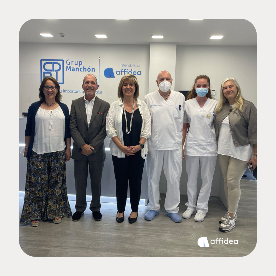 AffideaSpain's tweet photo. 👉Hoy hemos tenido una visita muy especial en nuestro centro de Affidea de Hospitalet. https://t.co/ilamAW1QlA