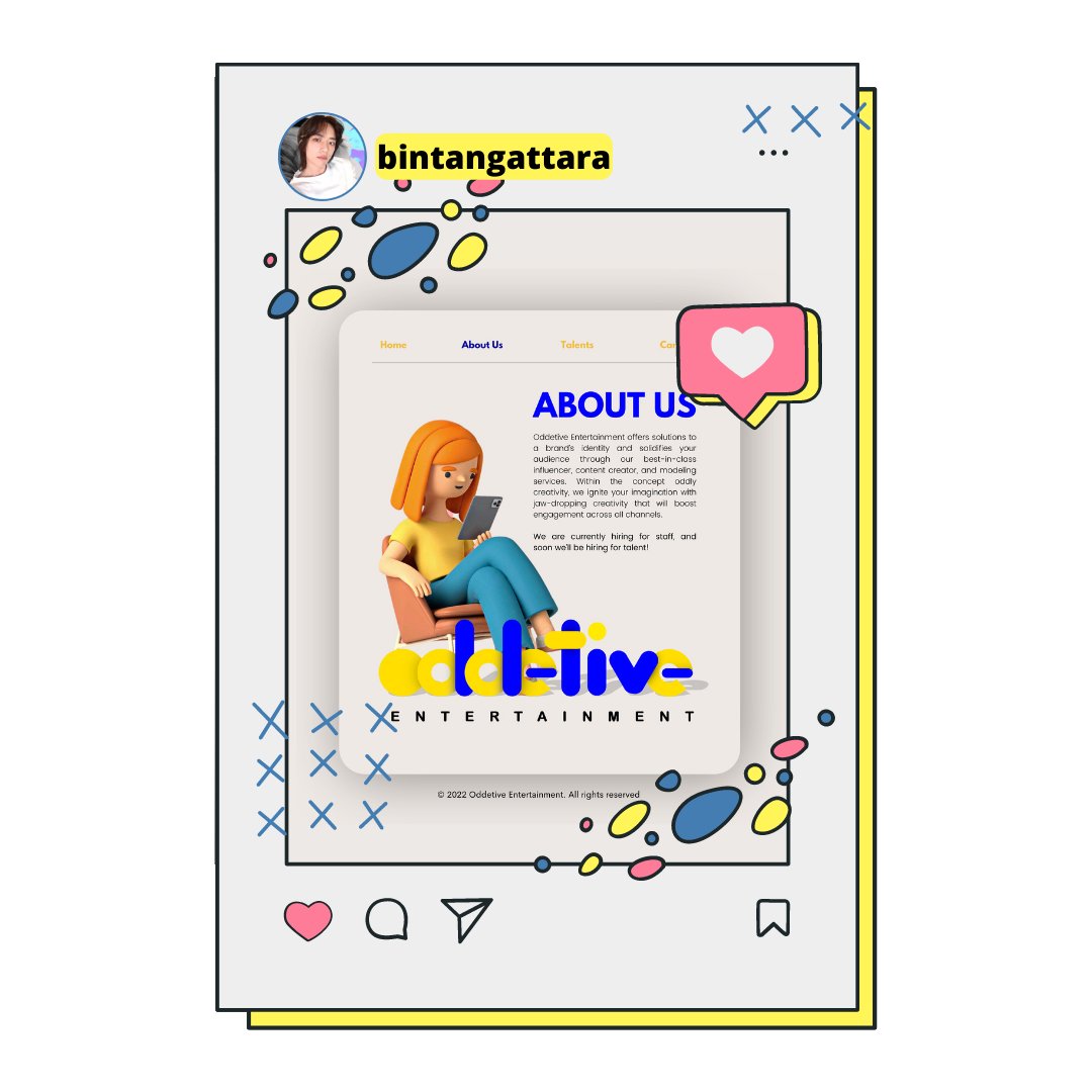 ⠀
𝐛𝐢𝐧𝐭𝐚𝐧𝐠𝐚𝐭𝐭𝐚𝐫𝐚
────────────────
📆 20 Mei 2022

♥ 350k
💬 25.3k
👥 30.7k

Attention please‼️
Buat para job seekers ada info penting buat kalian nih!
ODDETIVE ENT lagi hiring staff loh, cek info dibawah yuk!

🏷️ <a href="/ODDEFICE/">ODDETIVE: HIRING STAFF! 🚀📌</a> <a href="/ODDETIVE/">ODDETIE.</a>
⠀