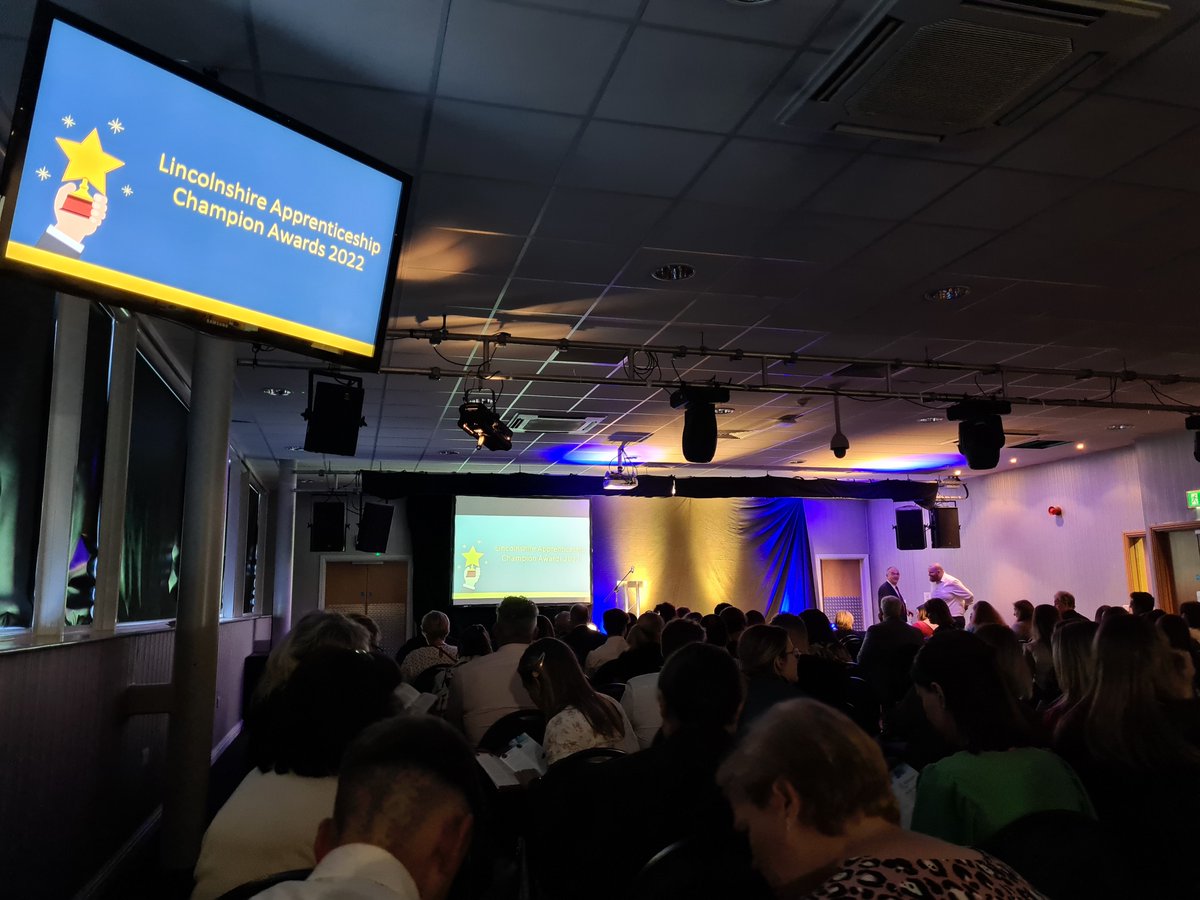 Congratulations to all the shortlisted and winners of Lincolnshire Apprenticeship Champion Awards 2022! A great afternoon celebrating some amazing people &amp; organisations who support Apprenticeships in Lincolnshire. #ApprenticeGLincs